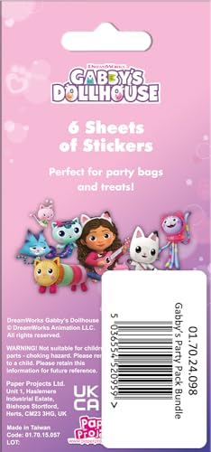 Paper Projects - Gabby's Dollhouse Party Bag Sticker Bundle (18 Sheets) 4