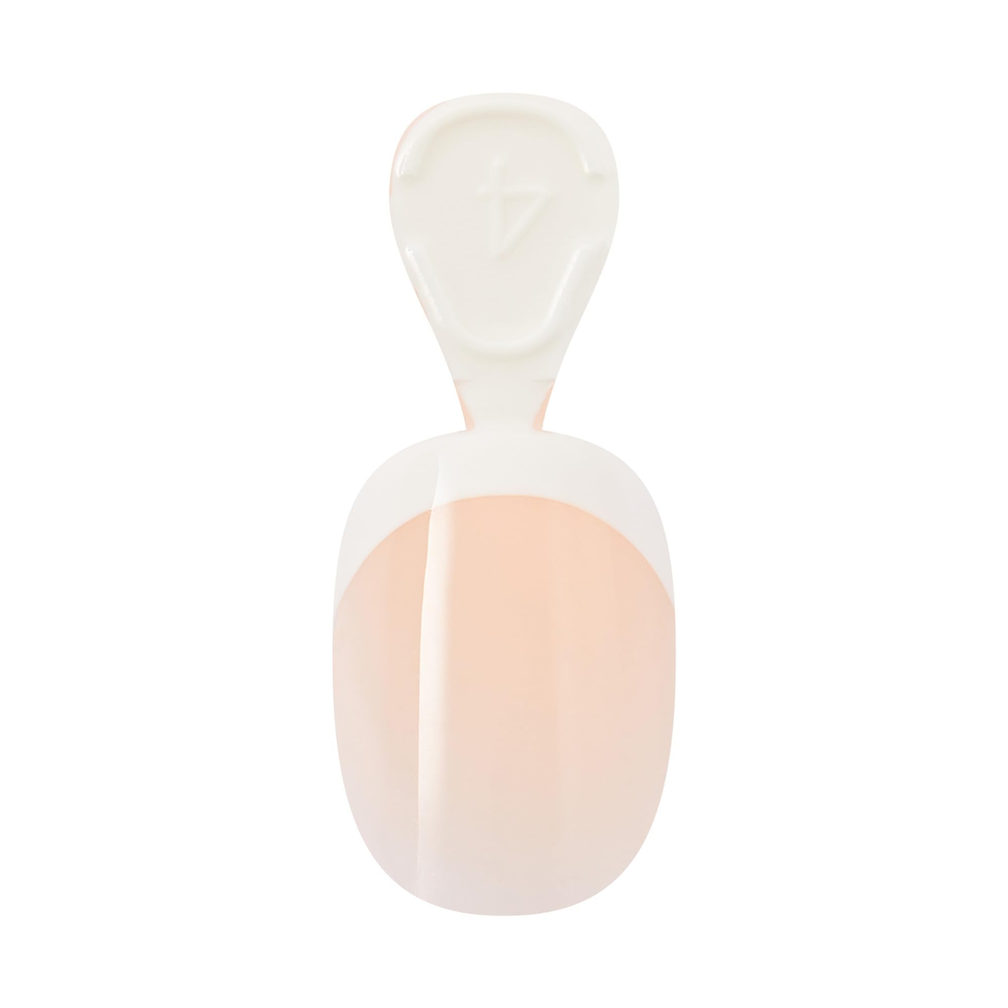 KISS CORE French Tip Press On Nails - 'Perfection' White Petite Squoval 32 Count 5