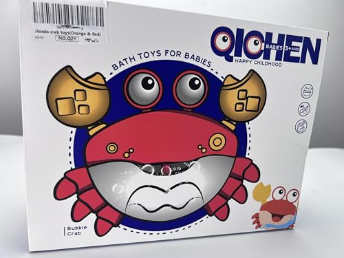 Jiosdo Crab Bath Bubble Maker - 2-in-1 Bubble & Music Toy for Toddlers 15
