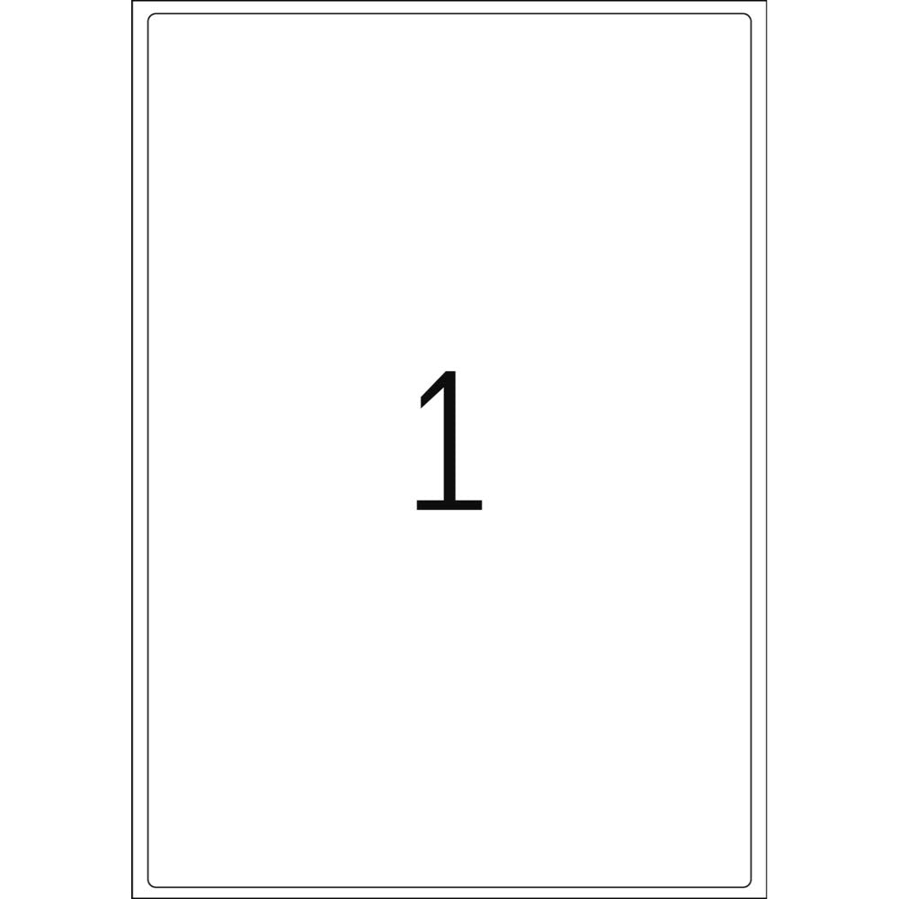 TopStick 8772 Parcel Shipping Paper Labels - 1 Label per A4 Sheet | 199.6 x 289.1 mm | 100 Sheets