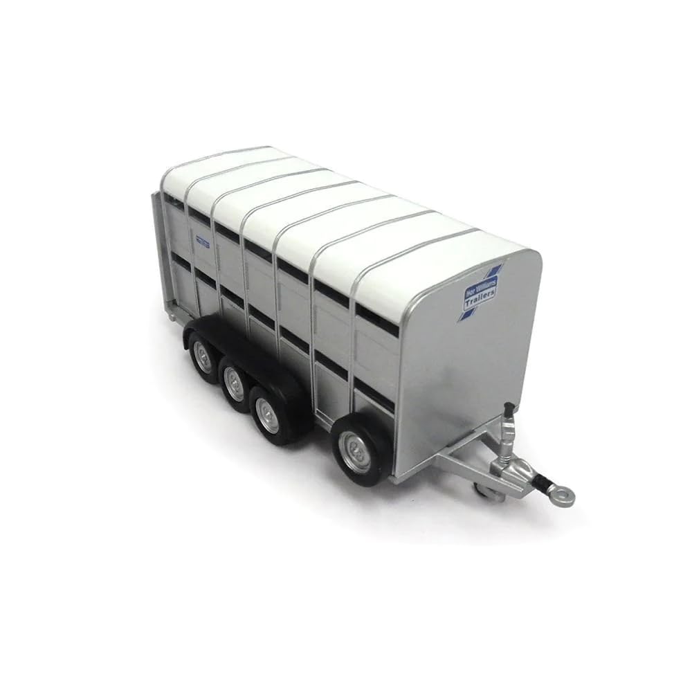 Britains 1:32 Ifor Williams Livestock Trailer - Farm Vehicle for 1:32 Scale Playsets, Ages 3+ 1