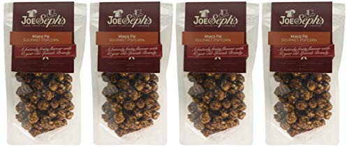 Joe & Seph's Mince Pie Popcorn Pouch 80g - Festive Flavoured Popcorn with Brandy & Spices 6