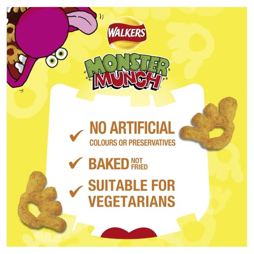 Walkers Monster Munch Roast Beef Flavour Crisps Multipack 6x20g
