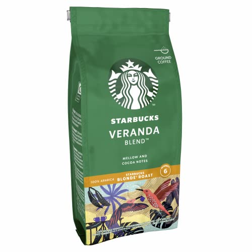 STARBUCKS Veranda Blend Blonde Roast Ground Coffee 200g (Pack of 6)