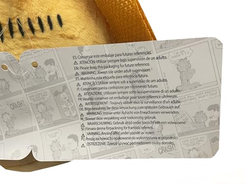 CYP BRAND Garfield Plush Face Design Kids Backpack 9