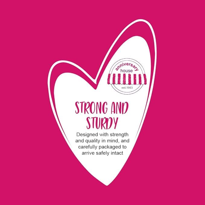 Anniversary House 21st Birthday Candle - Rose Gold Glitter Number 21 Cake Topper 2