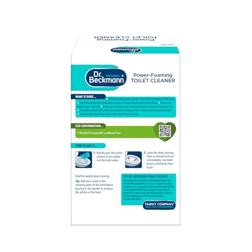 Dr. Beckmann - Power-Foaming Toilet Cleaner, Activated Carbon Formula, 100g (3 Count) 8