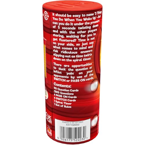 5 Second Rule Mini Game - Fast-Paced Card Game for 2+ Players | Ages 8+