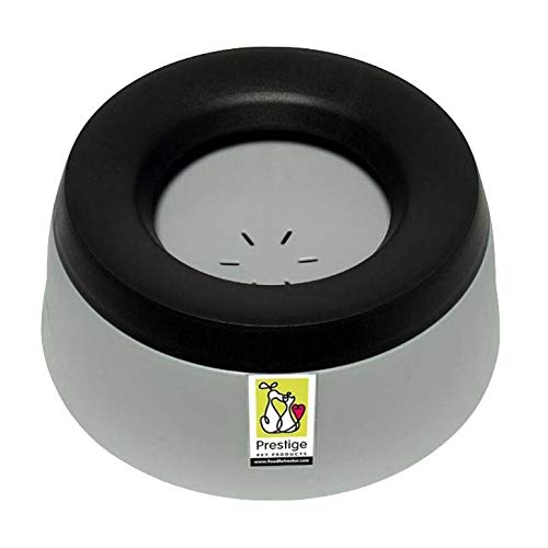 Road Refresher Non Spill Pet Water Bowl - Grey, Large Size | Heat Resistant Polypropylene