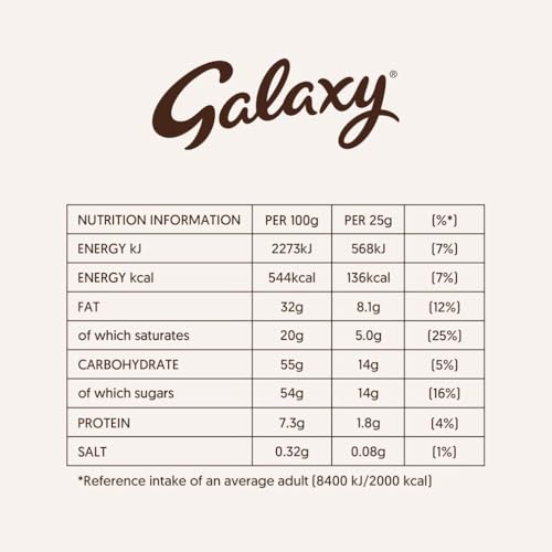 Galaxy Smooth Milk Chocolate Bar - 360g for Movie Night Indulgence [Chocolate Snack]
