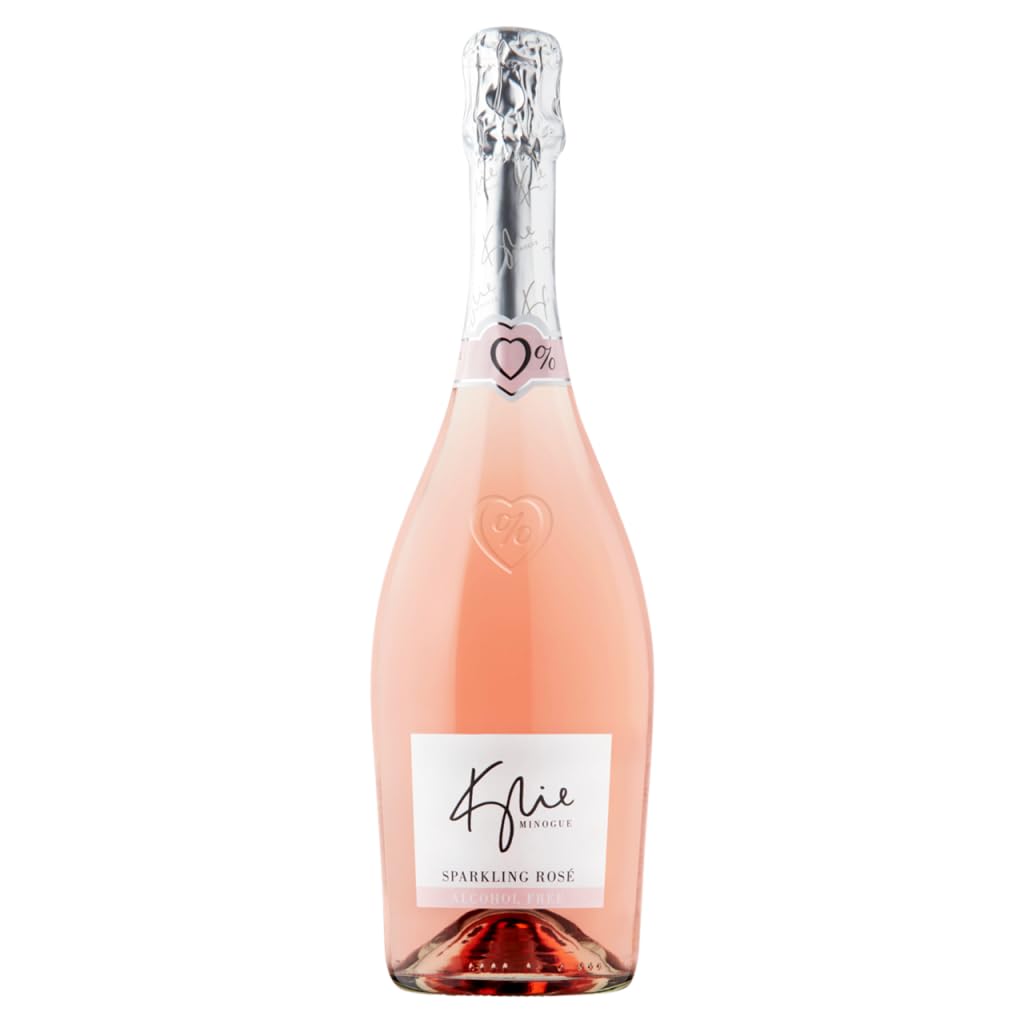 Blue Tree Kylie Minogue 0% Sparkling Rosé - Alcohol-Free, Green Tea Infusion, 75cl