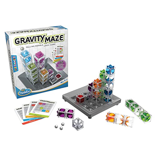 ThinkFun Gravity Maze Falling Marble Logic Game and STEM Toy for Kids Age 8+ 10