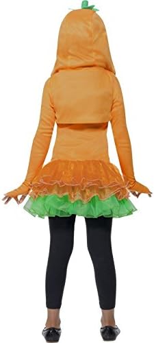 Smiffys Pumpkin Tutu Costume - Girls Halloween Dress & Hooded Jacket, Ages 7-9 2