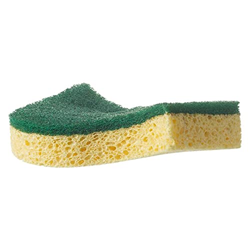 Spontex Heavy Duty Super Absorbent Scourers - 2 Count, Biodegradable Cellulose Sponge 2