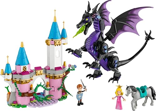 LEGO Disney Maleficent's Dragon Form Building Playset - 583-Piece Set for Kids 7+ 13