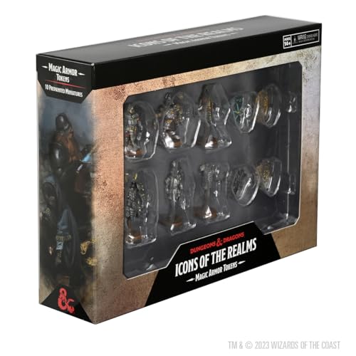 WizKids D&amp;D Icons of The Realms: Magische Rüstungsmarken Dungeons and Dragons Miniatu