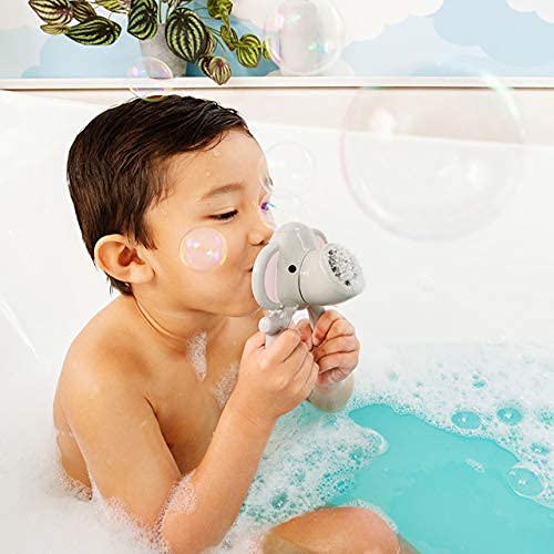 Munchkin Bubble Bestie Elephant Bubbler Bath Toy - Ages 3+ | Grey | Plastic 2
