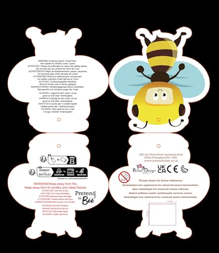 PRETEND TO BEE Chicken Cape Costume for Kids 3-7 Years - Velcro Fastening Hooded Dress Up Cape 17