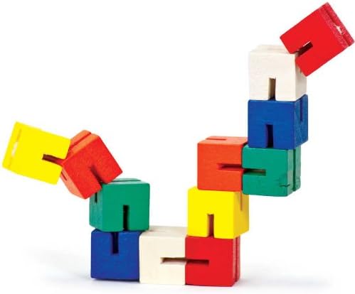 Tobar Twist and Lock Blocks Fidget Toy - 12-Piece Building Set for Kids 3+ 1