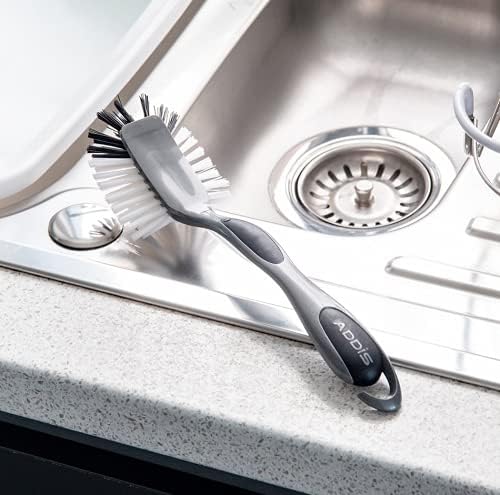 Addis Ultra Grip Jumbo-Spülbürste – Metallic-Silber 3