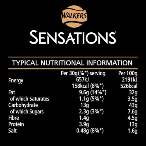 Walkers Sensations Thai Sweet Chilli Coated Sharing Peanuts 150g