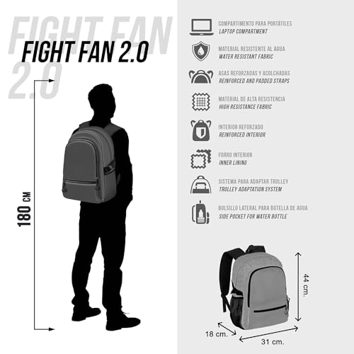 Marvel Spiderman Blackspider-FAN Fight Backpack 2.0 (05440) 5