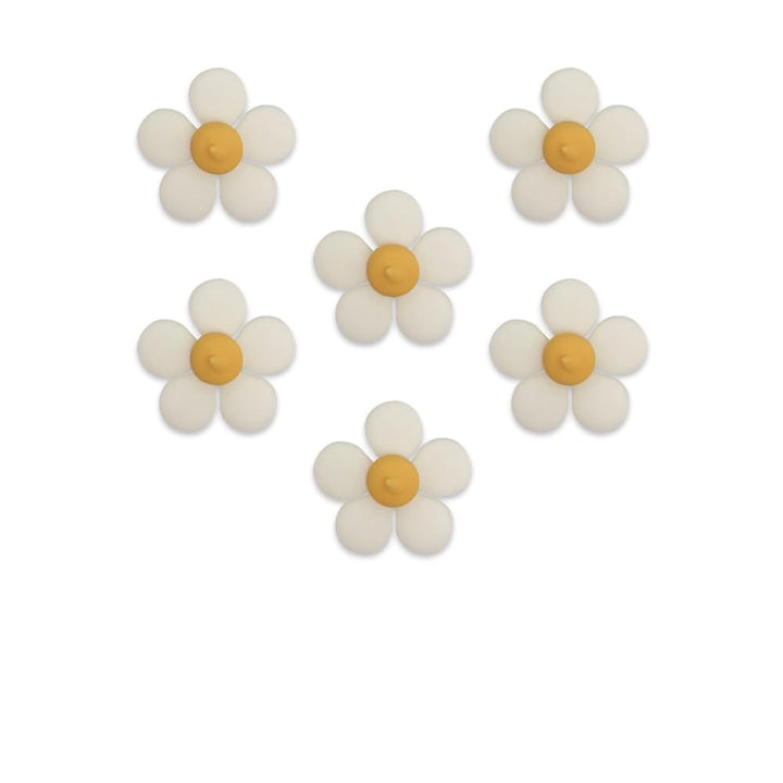 Anniversary House - White Daisy Summer Floral Edible Cake Decorations
