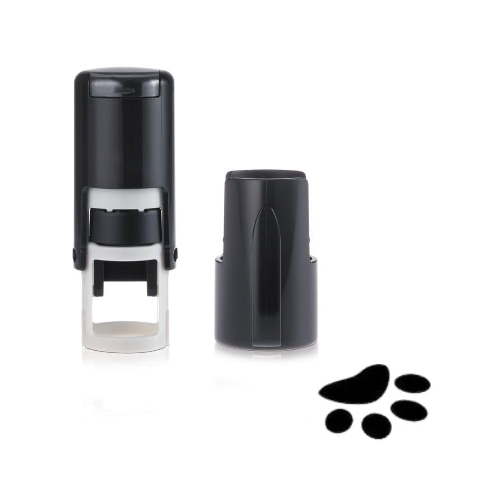 Trodat Printy 4612 Paw Print Self-Inking Stamp - 11x11mm Impression Size | Plastic 1