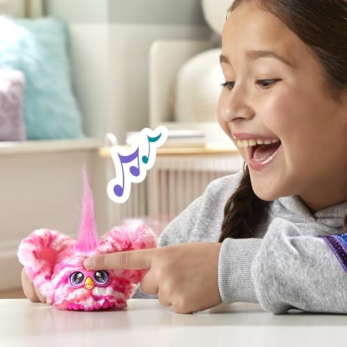 Furby Bub-Lee K-Pop Mini Electronic Plush Toy with Sound & Keychain | Ages 6+ | Pink 4