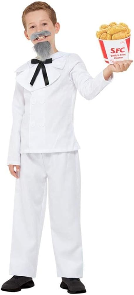 Smiffys Captain Cluck Costume - Boys (Captain Cluck)