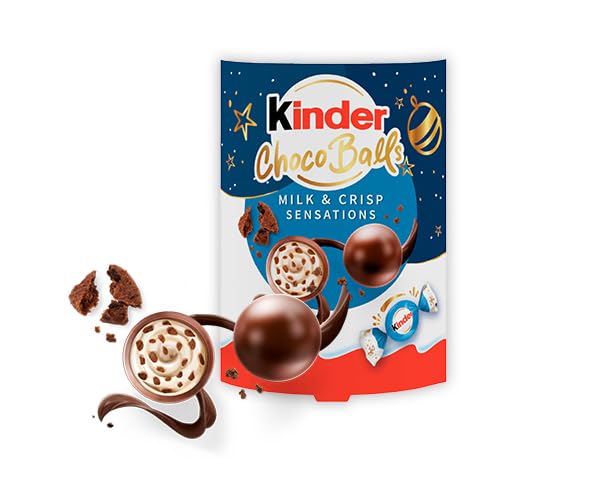 Kinder Milk & Crisp Sensations Choco Balls - 90g 2