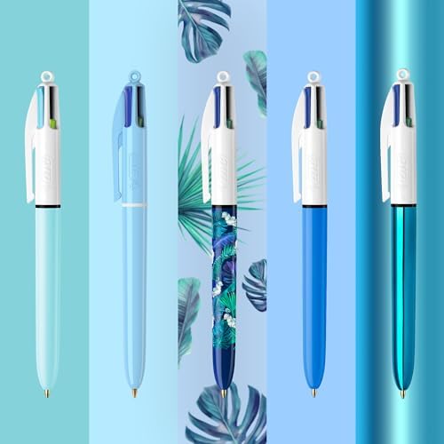 BIC 4 Colours Special Collection Ballpoint Pens - 15 Pack | 1.0mm Medium Point | Multicolor Ink 4