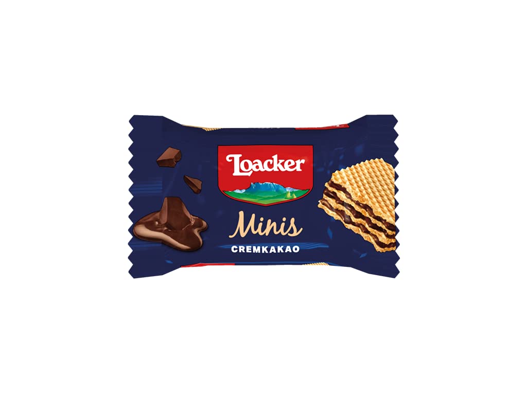 Loacker Minis Knusperwaffeln Mix - Haselnuss, Schokolade &amp; Vanille 800g 6