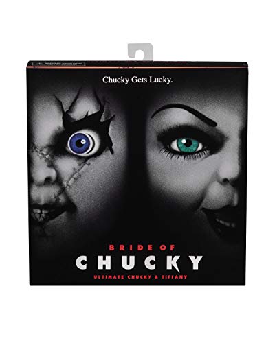 Chucky 42114 Chuck & Friends Ultimate Chucky & Tiffany 2 Pack (1998) - Collectible Action Figures - Multi-Colored
