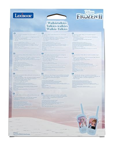 LEXIBOOK Frozen Walkie-Talkies - Disney Elsa Anna Olaf Communication Game for Kids 11