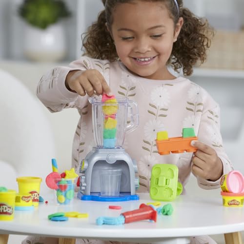 Play-Doh Swirlin' Smoothies Toy Blender Playset - Creative Kitchen Roleplay for Ages 3+