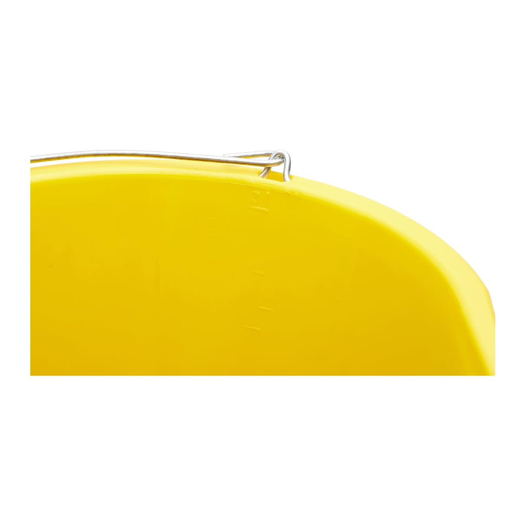 ProDec - Heavy Duty 14 Litre Yellow Plastic Builders Bucket