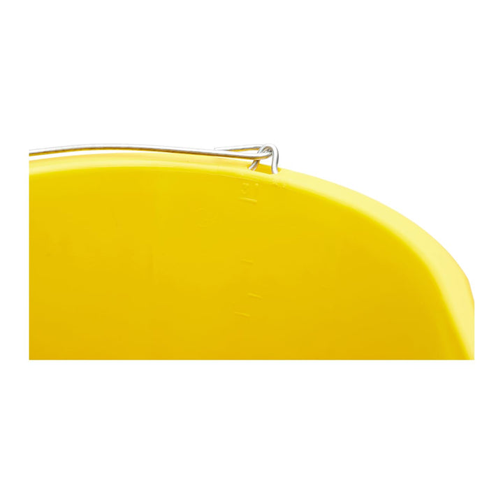 ProDec - Heavy Duty 14 Litre Yellow Plastic Builders Bucket