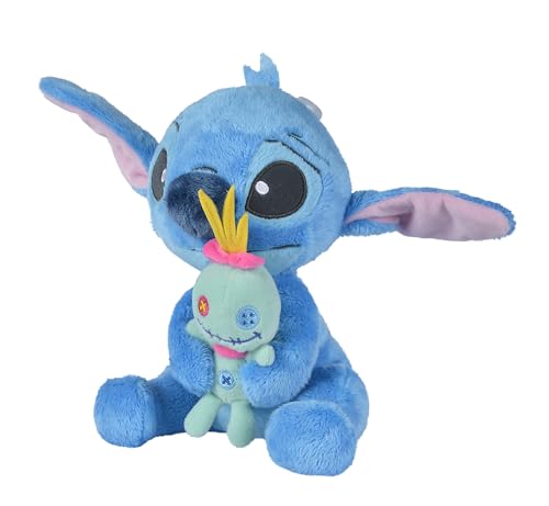 Simba Disney Stitch & Scrump Soft Doll | 25cm Plush Toy | Ages 0m+ 2