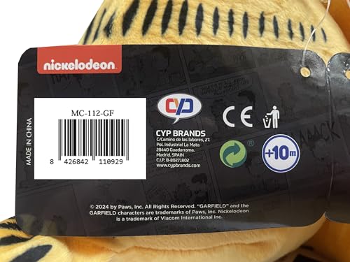 CYP BRAND Garfield Plush Face Design Kids Backpack