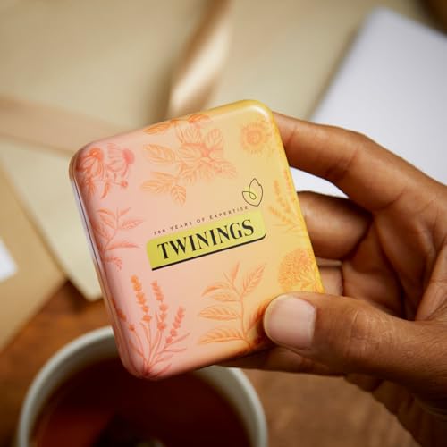 Twinings Festive Limited Edition Pocket Tea Tin with Superblends Sleep & Glow 7
