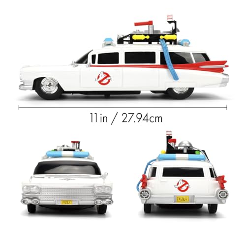 Jada Ghostbusters Ecto-1 1:16 Scale Remote Control Car - Full-Function RC Vehicle for Kids 6+ 5