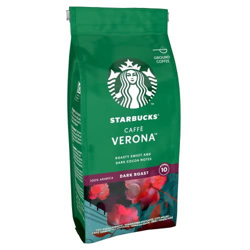 STARBUCKS - Caffè Verona Dark Roast Ground Coffee 200g (Pack of 6)