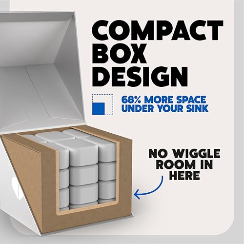 Ecover Zero Dishwasher Tablets, Salt & Rinse Aid - All-in-One Biodegradable Cleaning Solution 12