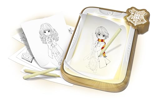 Clementoni Luminous Harry Potter Drawing Board - Trace & Create Magic Scenes for Kids 7+ 11