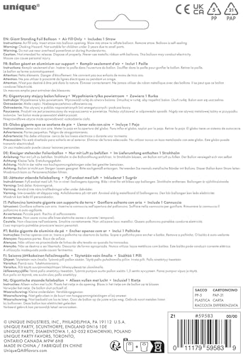 Majestic Silver Number 3 Foil Balloon - Elegant Standalone Party Decor (76cm) 4