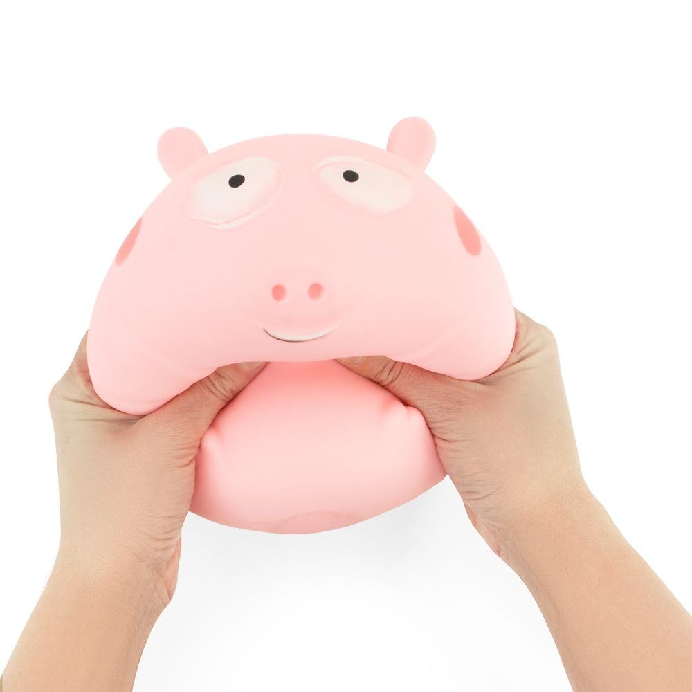 Keycraft Jumbo Squishy Pig - Extra Large Slow-Rise Sensory Toy | Pink | 130mm 2