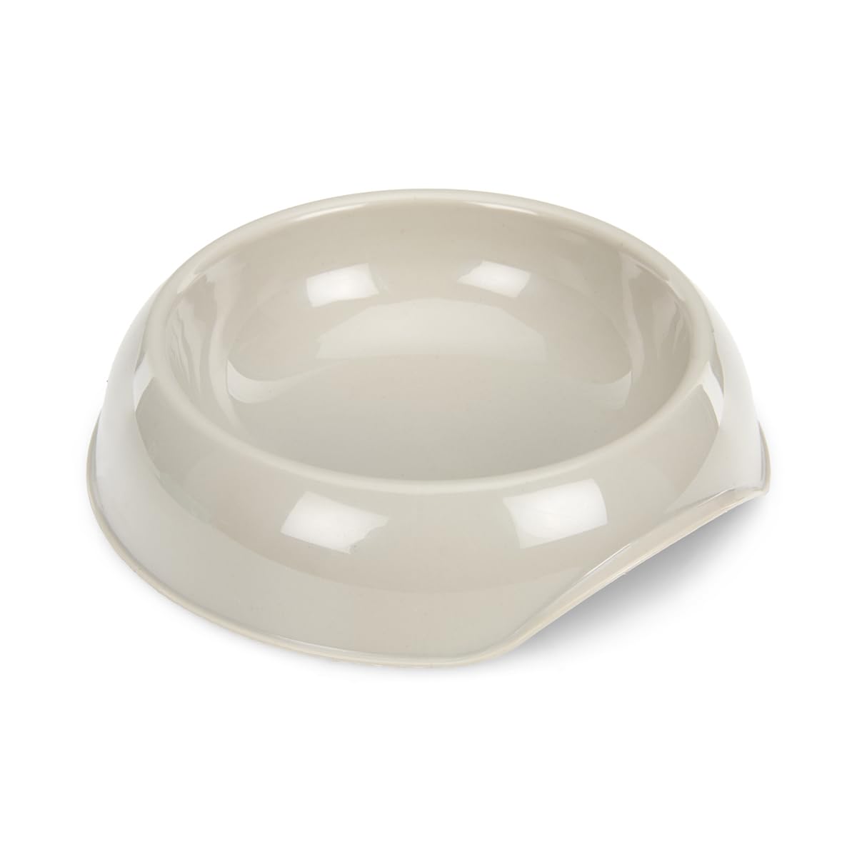 Petface Plastic Cat Bowl - 200 ml Capacity | Grey | Lightweight 4