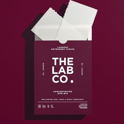 The Lab Co. - Laundry Detergent Strips Sheets 64 Loads Eco Ultra-Concentrated 10
