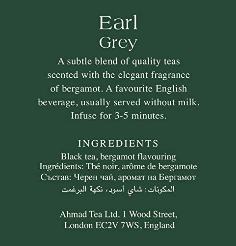 Ahmad Tea - Earl Grey Black Tea (100 Teabags)